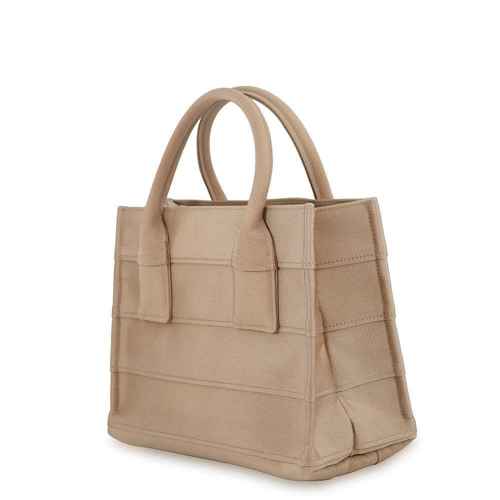 Salvatore Ferragamo Bag Canvas Tote Handbag Beach Black